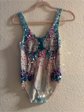 Taylor Swift Eras Tour Sparkle Sequin Lover Bodysuit Costume